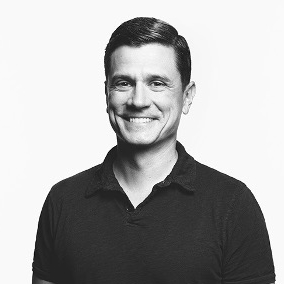 Richard Wells's headshot, greyscale